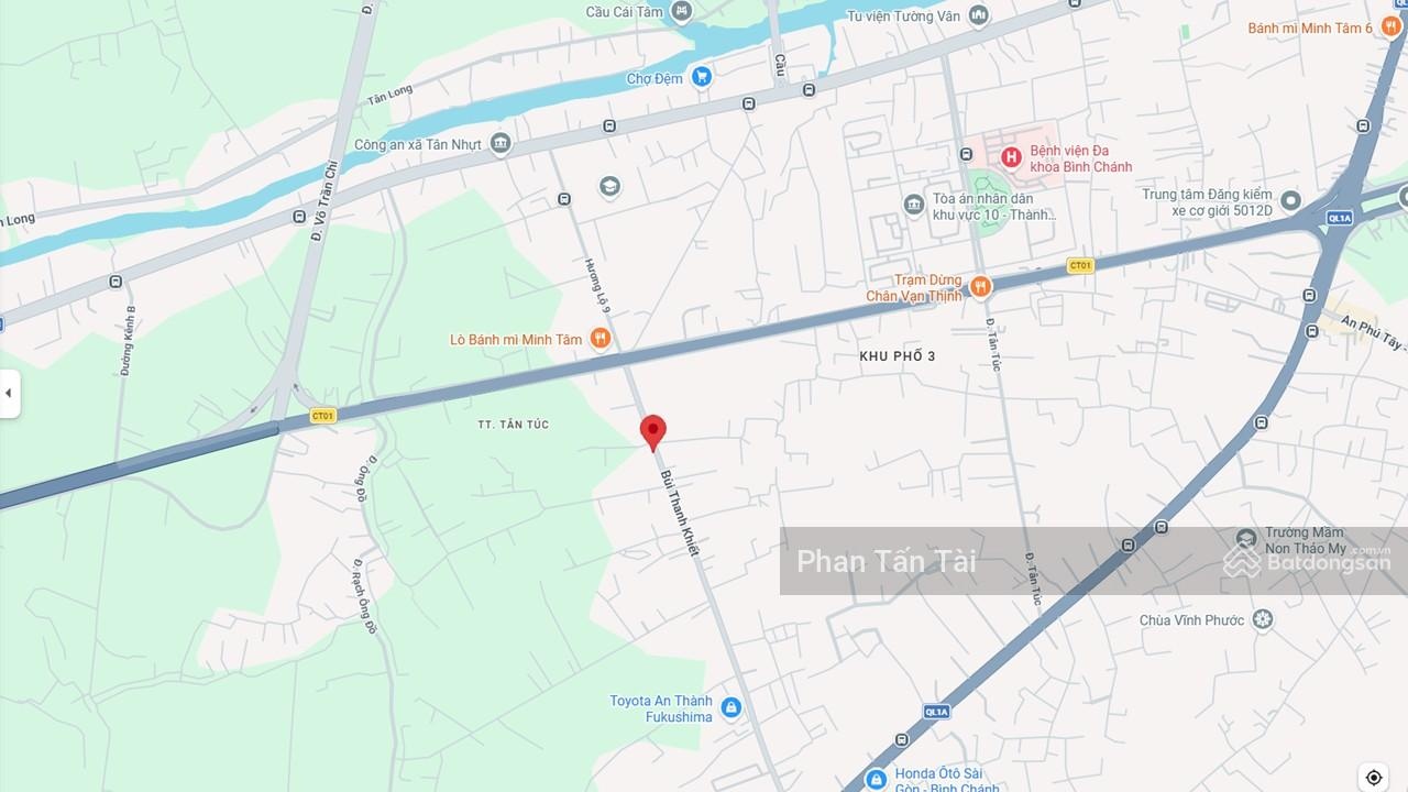 Đất mặt tiền Bùi Thanh Khiết ở cạnh Nguyễn Văn Linh ND - Đường dẫn CT Trung Lương 101m² TL 6,2 tỷ