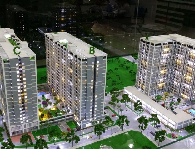 Cần bán gấp căn góc chung cư bộ công an đường số 3 P. Bình An Q.2 dt 75m2 giá 5 tỷ 05