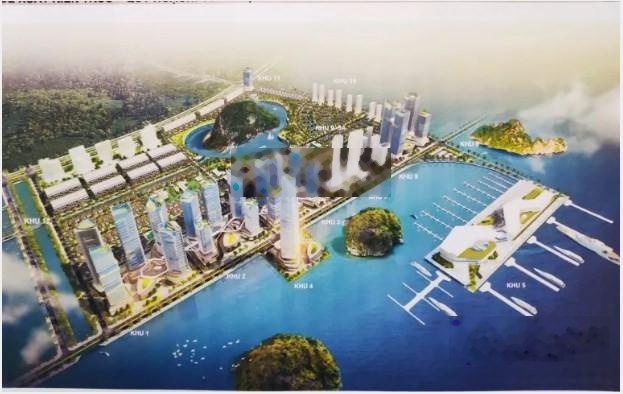 Lô TMDV góc 2 mặt tiền đẹp, đi bộ ba bước ra ô tàu - cảng quốc tế Ao Tiên, DT 1014.86m2, Đông Nam