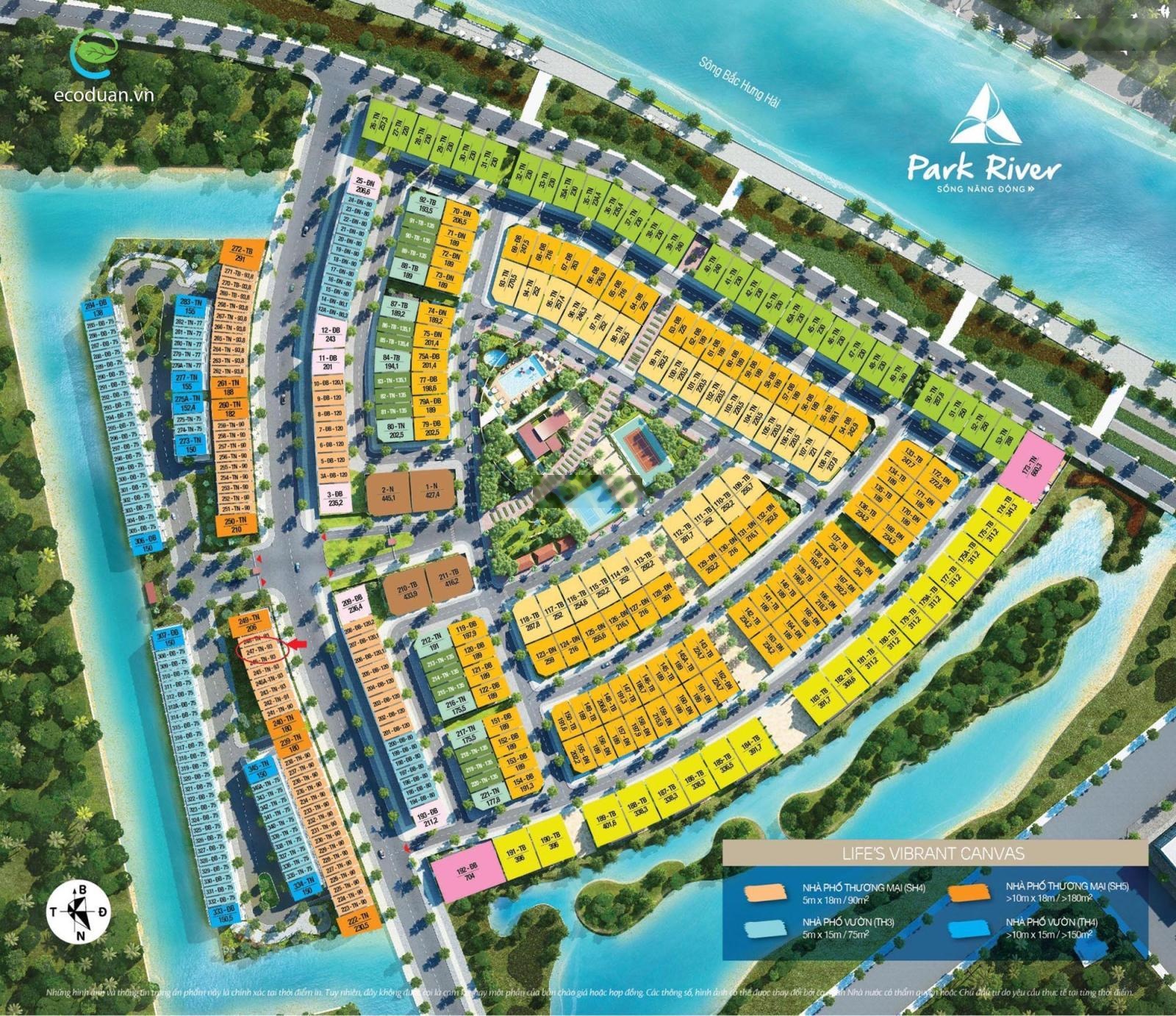 Bán shophouse park river ecopark 2 mặt tiền vị trí vàng kinh doanh cực đỉnh