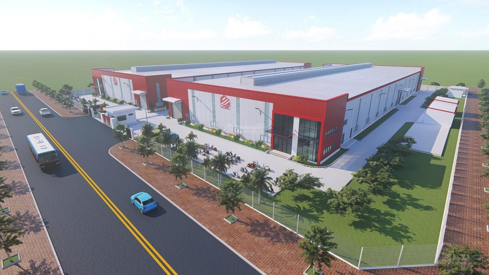 Nhà xưởng xây sẵn cho thuê CVRBF