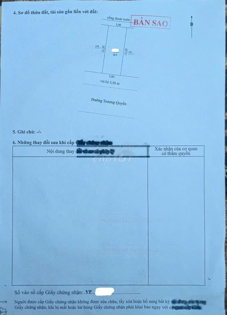 Chính chủ bán nhà Đường Trương Quyền, Sơn Trà, Đà Nẵng