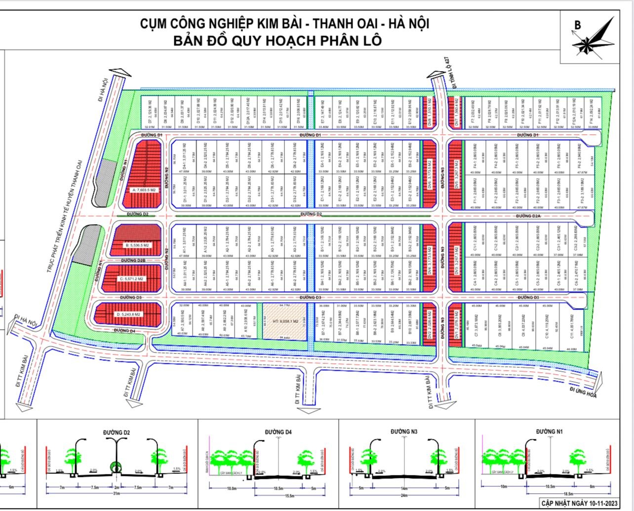 Chính chủ bán lô đất xưởng 2169m2 cụm Telin Park Thanh Oai, giá gốc cao, giá bán chỉ nhỉnh 9tr