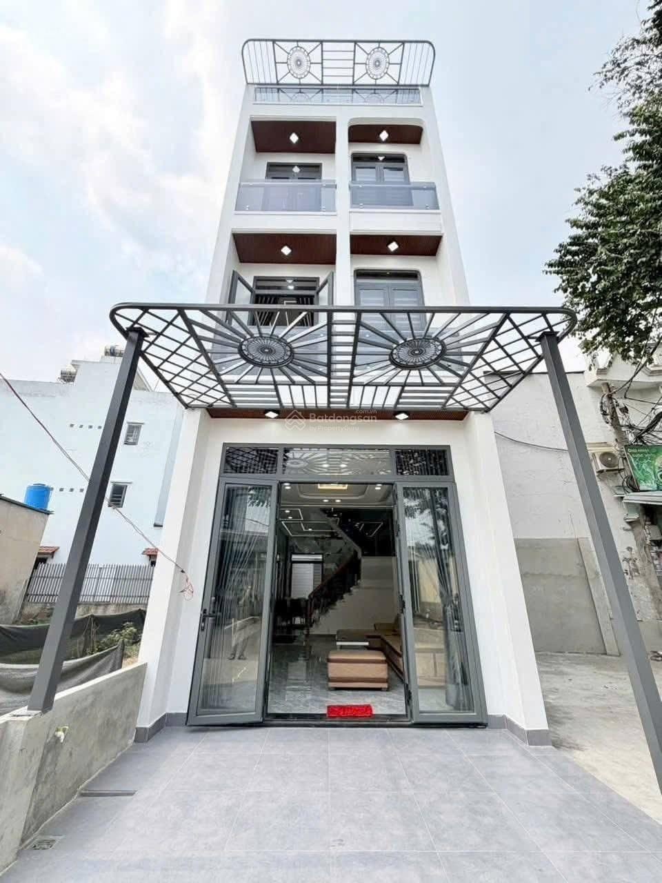 Nhà phố Thới An 5 - 4m x 21m Đúc 3 Tầng Lầu HXH 6M