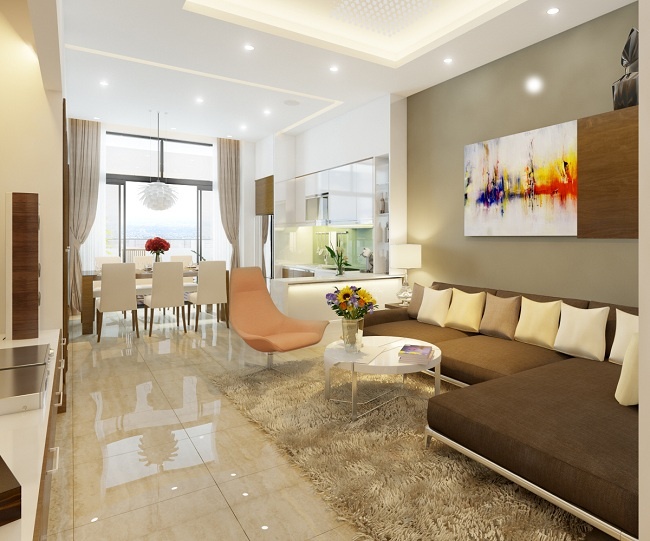 Bán CC Tràng An Complex, 8.5 tỷ, 74,5m2, 2PN, 2WC, đầy đủ nội thất