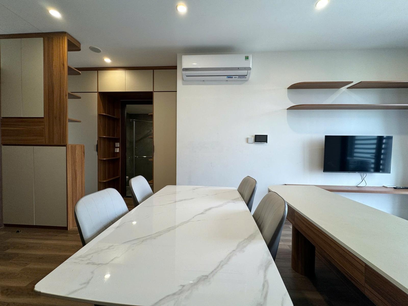 Cho thuê Studio Full đồ 30,9m2 chỉ 6,5 triệu tại The Zurich -Vinhomes Ocean Park. Miễn phí môi giới