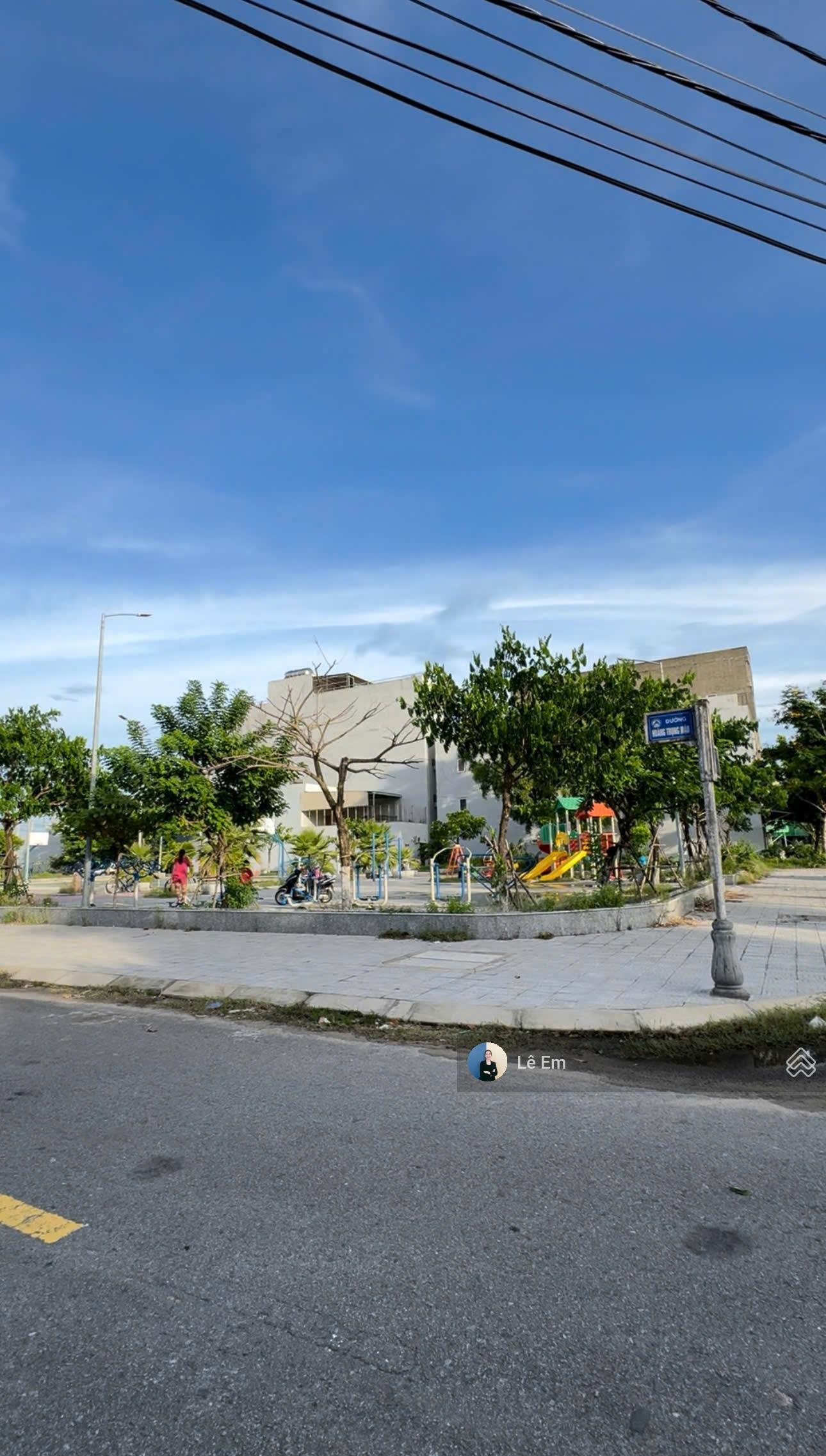 Bán lô đất đẹp đối diện công viên mặt tiền đường Hoàng Trọng Mậu khu Sơn Thuỷ Đà Nẵng