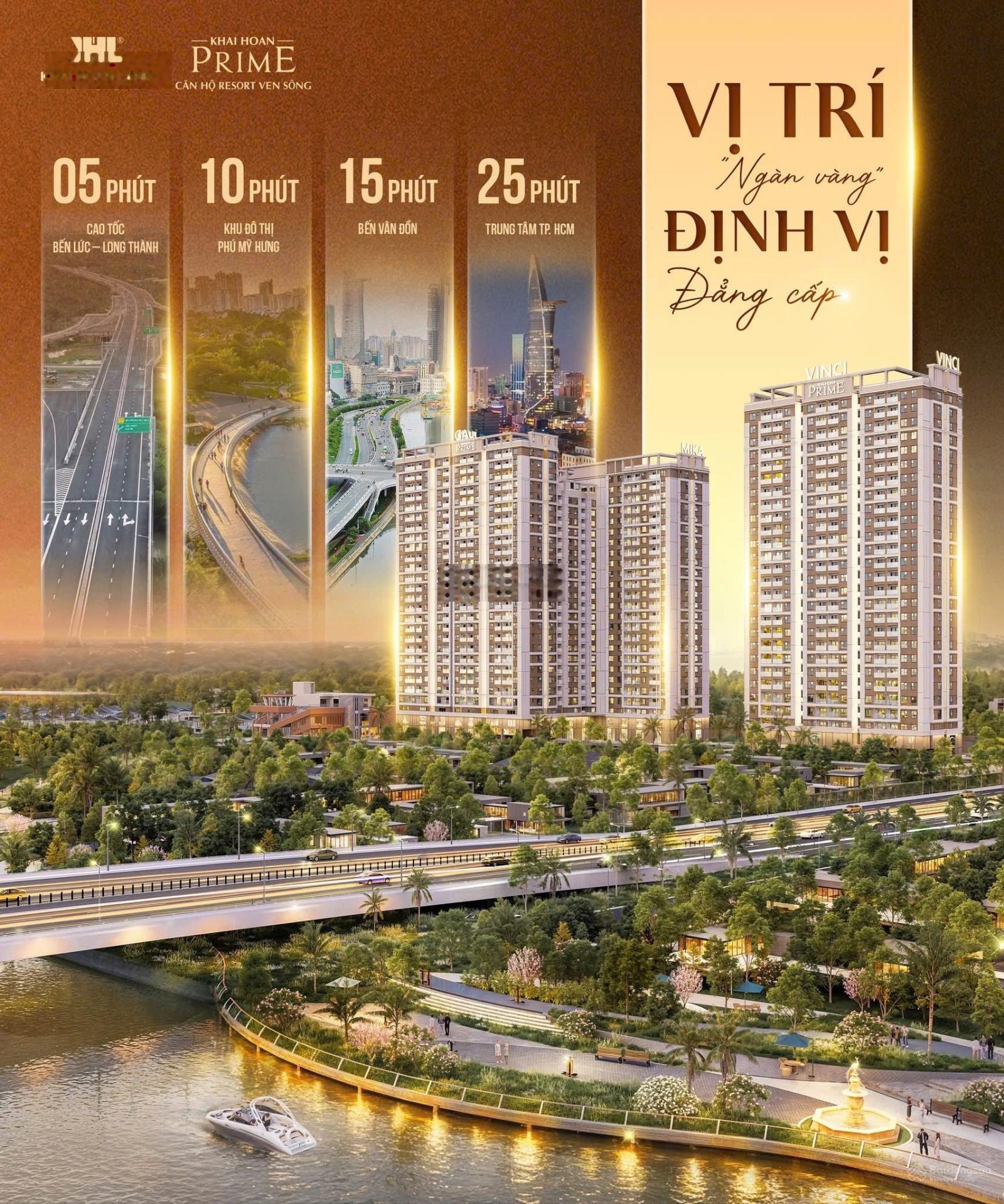 Khải Hoàn Prime nhận booking đầu năm 2026 ưu đãi ngay 5 chỉ vàng, rổ hàng view sông, giá tốt nhất