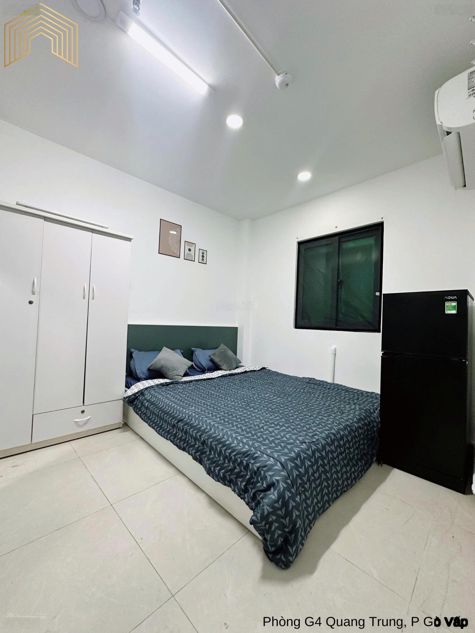 Chính chủ, căn hộ 3trx full nội thất ngay chợ Hạnh Thông Tây