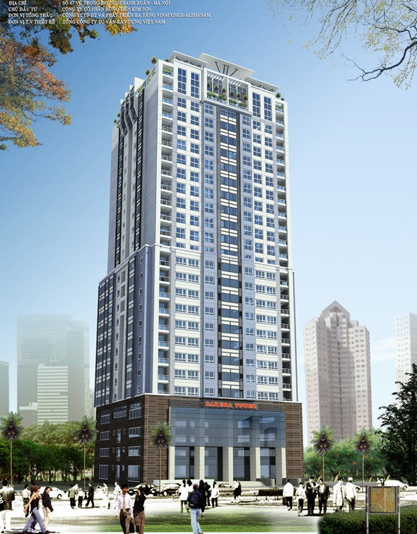Cho thuê căn hộ 2PN, 2WC tại Sakura Tower, 95m2, 12 triệu VND, nhiều tiện ích lh 0941667688