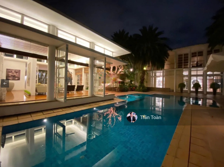 Villa thảo điền - 25x23m. Cn 583.5m2 - trệt + lầu + hồ bơi - 125 tỷ