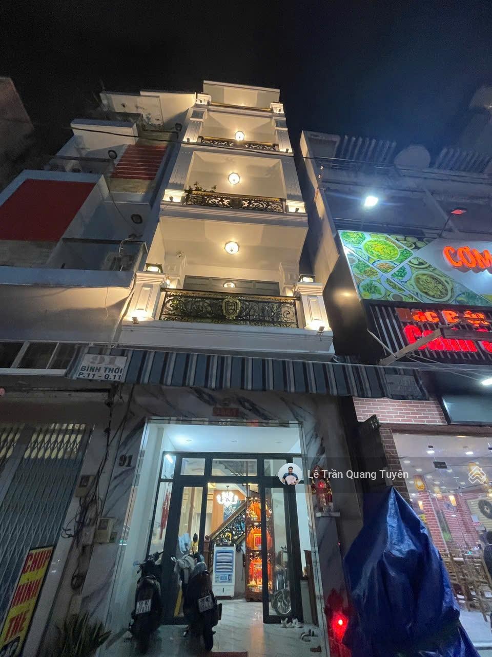 Bán nhà mặt tiền kinh doanh đường Bình Thới, Quận 11, 1 trệt 4 lầu 49.7m2 giá 16,8 tỷ thương lượng