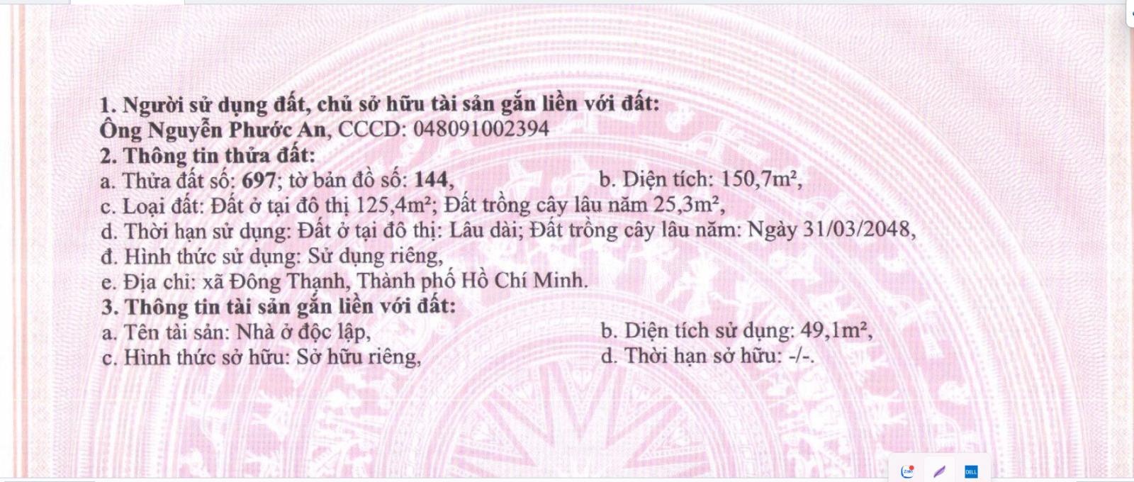 Nhà 6x25m, 150m2 sổ hồng - Đặng Thúc Vịnh vào 150m ngay Coopmart, chợ Thới Tứ