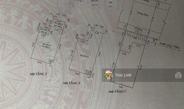 Mặt Tiền Đỗ Bí - P. Phú Thọ Hòa, 7,95x18,7m, 3 tầng, giá 18,3 tỷ TL.