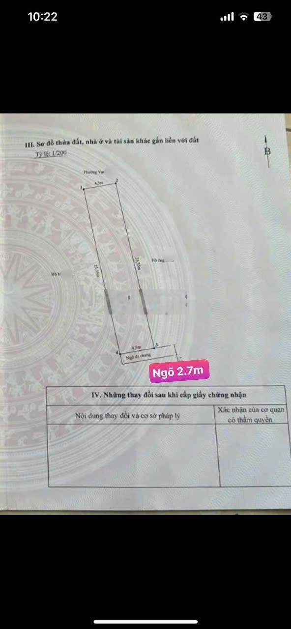 Bán đất tại Phủ Thượng Đoạn- Phương Lưu - trục đường thông đi lại thuận tiện. Giá 35 tr có TT