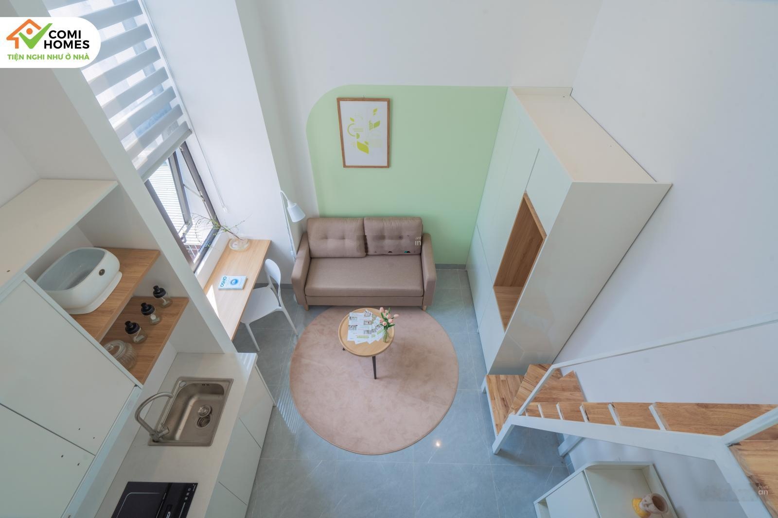 Phòng trọ comi homes 286 nguyễn xiển (thanh xuân) - studio gác xép thông minh