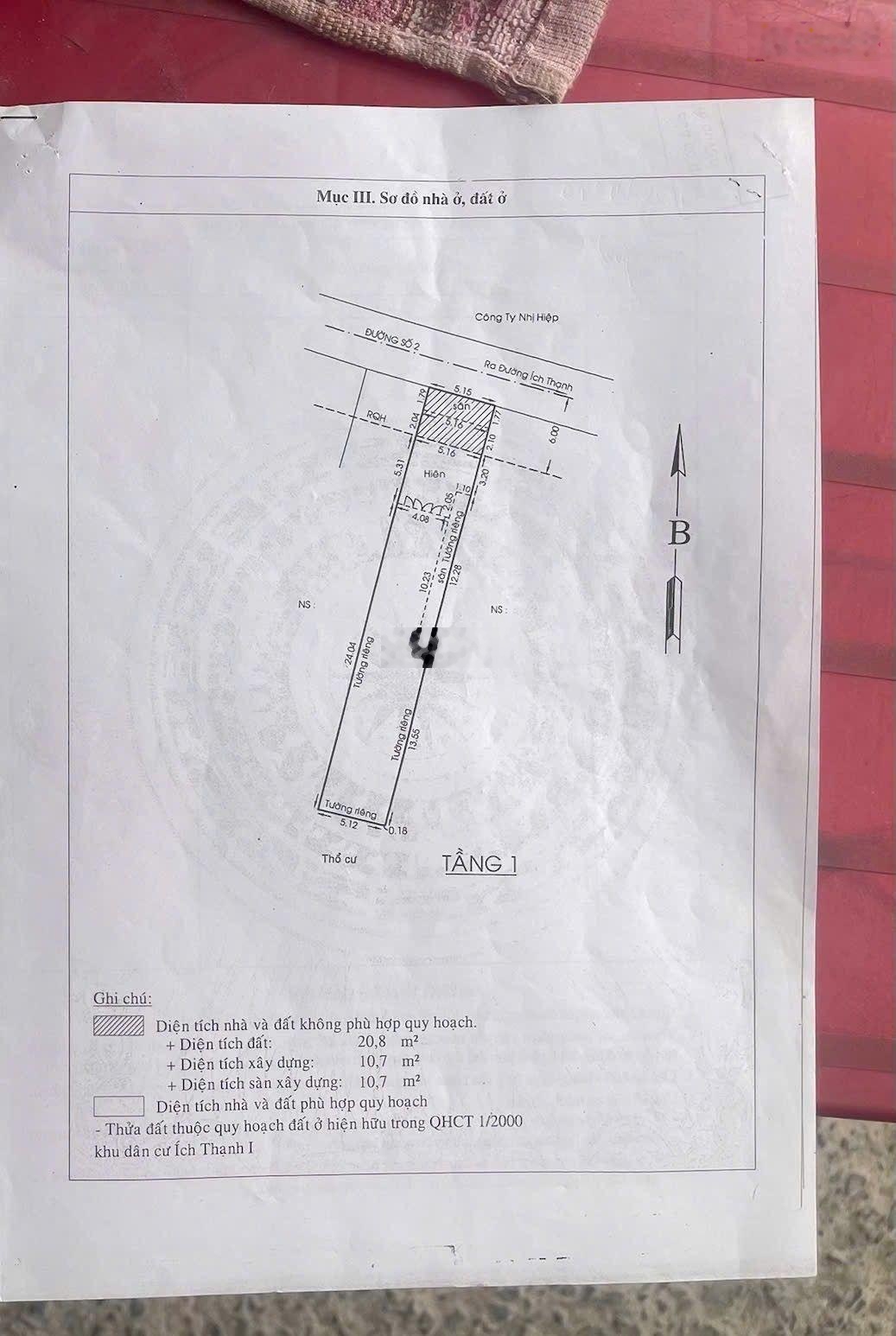 170m2 hẻm xe tải khu Ích Thạnh Lò Lu giá hơn 7tỷ xíu