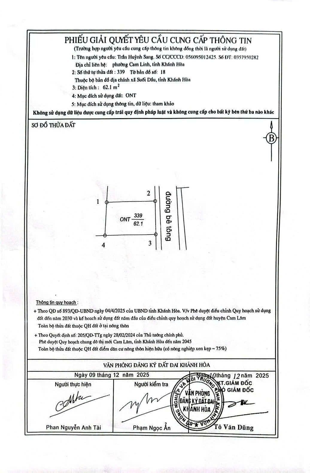 Giá rẻ 790 triệu ngay khu biệt thự xã Suối Cát. LH: 0333039068
