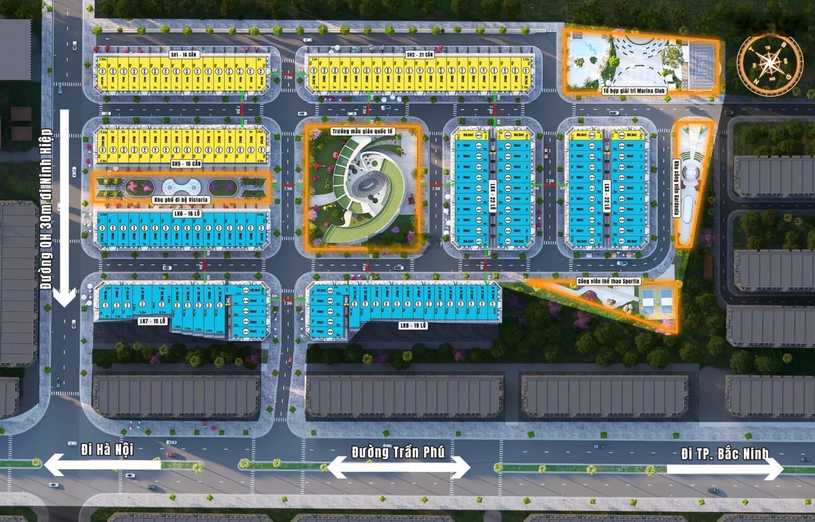 Bán lô đất dự án Liền kề Khang Phát Diamond Central 90m², 2 mặt tiền, kinh doanh đỉnh