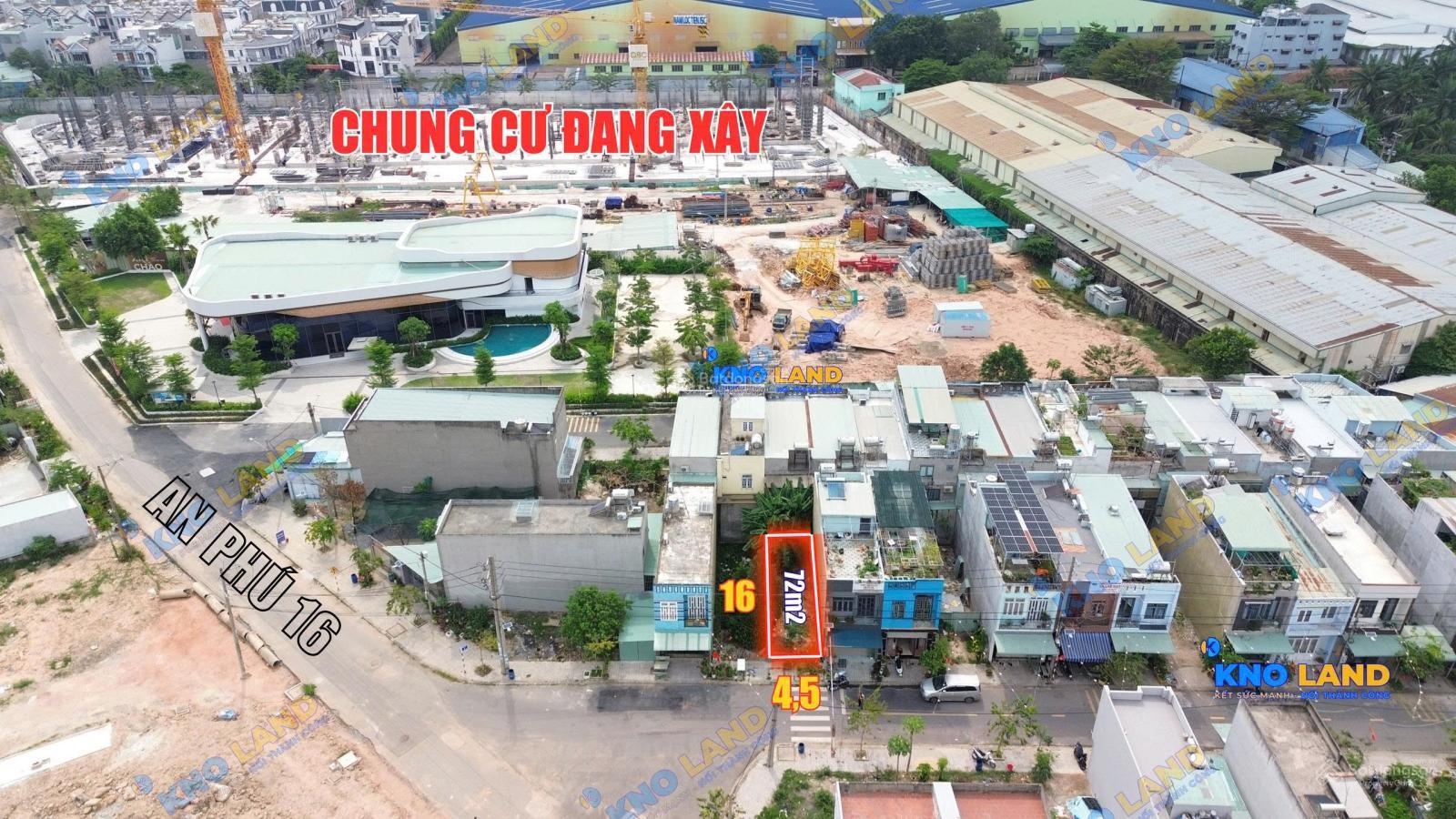 Rẻ hơn khu vực 1 tỷ.Kẹt vốn bán nhanh lô đất cổng KDC ngay chân chung cư A&K kinh doanh đẹp 2,350T