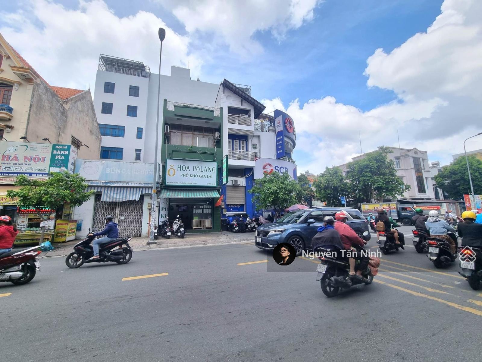 Nhà mặt tiền kinh doanh đường Tân Sơn Nhì, quận Tân Phú. (DT: 4.6x13m 4 tầng). Giá: 17.8 tỷ
