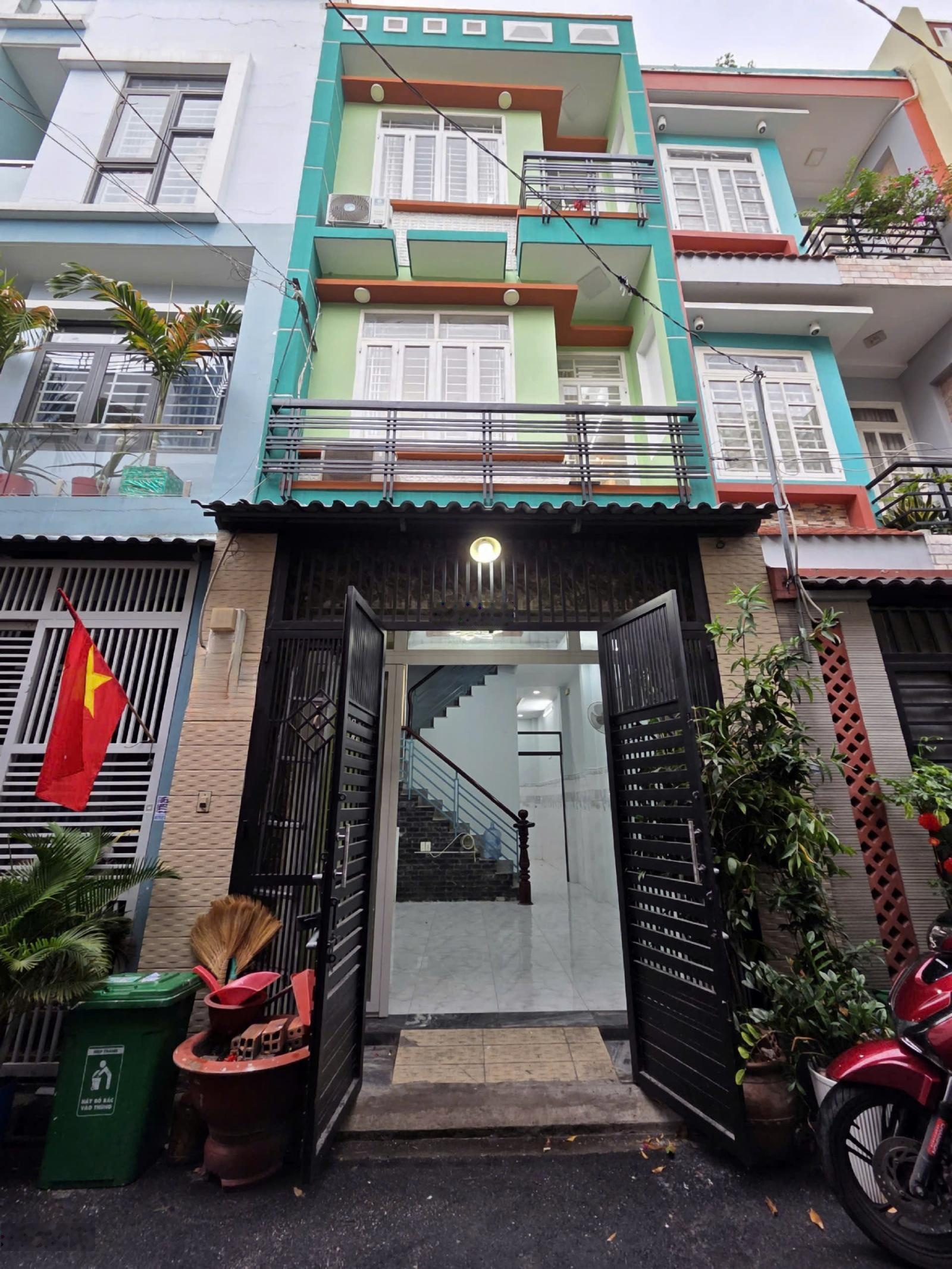 Bán nhà hẻm nhựa 5m đường Gò Dầu - 4mx10.35m - Nhà 3 tầng, 3PN, 3WC - mới đẹp ở liền. Giá 6.6 Tỷ TL