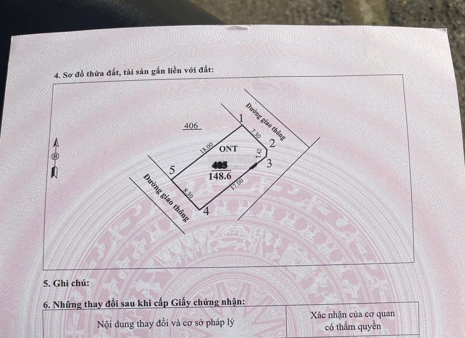 Bán Đất 3 mặt tiền tại thị trấn Lâm Thao, 1,4 tỷ, 148m2. Liên hệ: 0965074589