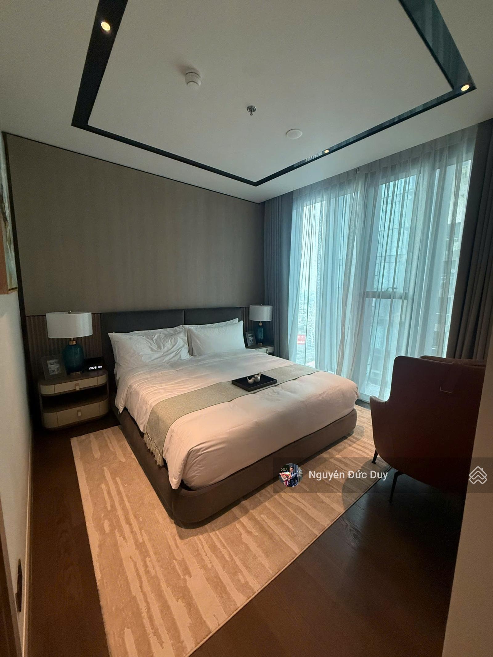 Căn 2PN - 2WC 88m2 giá 55tr/tháng bao phí quản lý, Full nội thất view sông, Marriott quản lý
