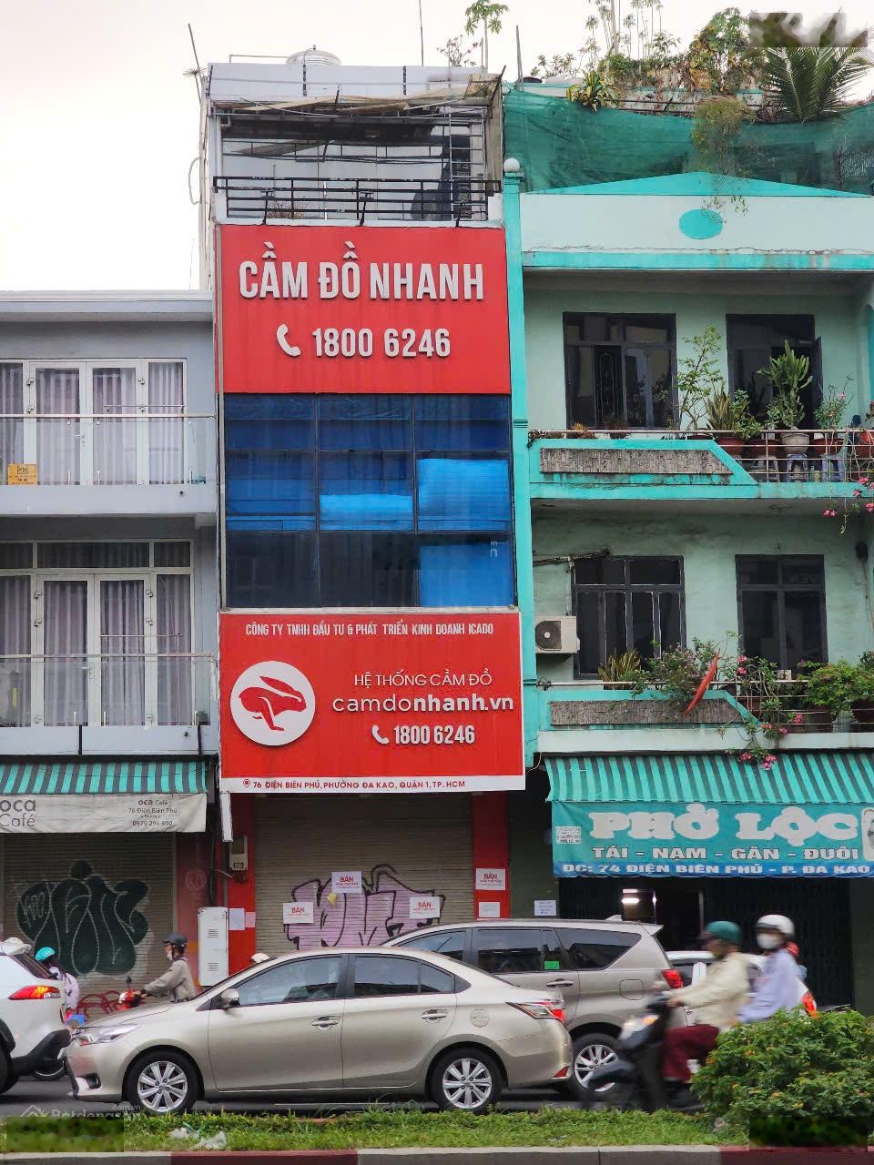 chính chủ cần bán gấp nhà mặt tiền đường điện biên phủ quận 1 giá 13,5 tỷ