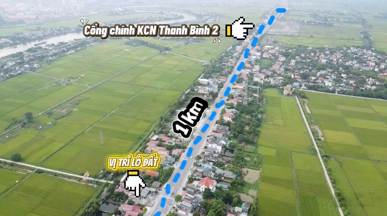 Bán đất tại Quốc lộ 1A, 3,6 tỷ, 130m2 thổ cư (sử dụng gần 400m), giá ưu đãi chỉ với cơ hội đầu tư