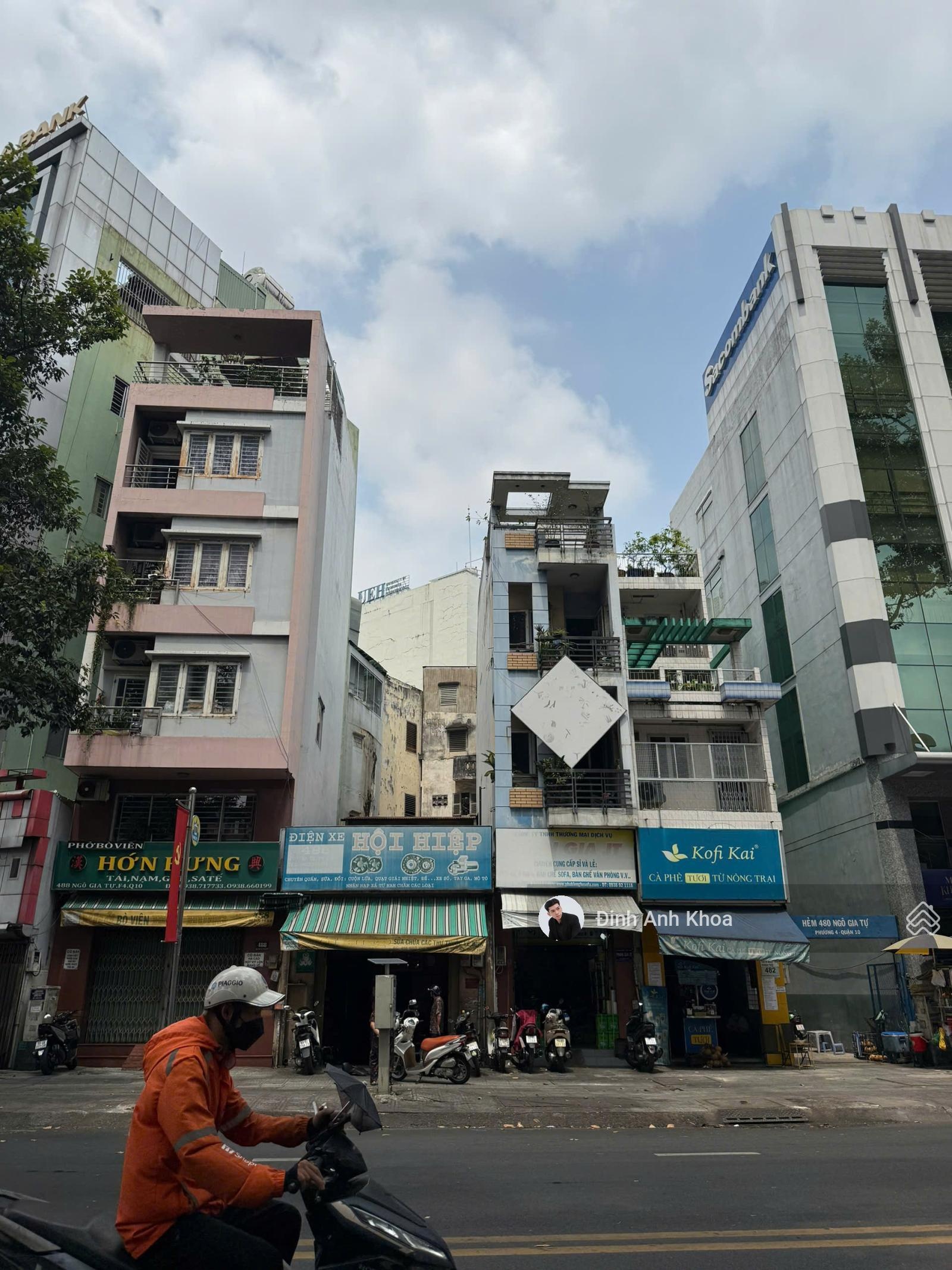 [MẶT TIỀN NGÔ GIA TỰ Q10] 81m2 - Ngang 4.6m Đẹp - Vị Trí Kinh Doanh Đỉnh Cao - Giá 32 Tỷ
