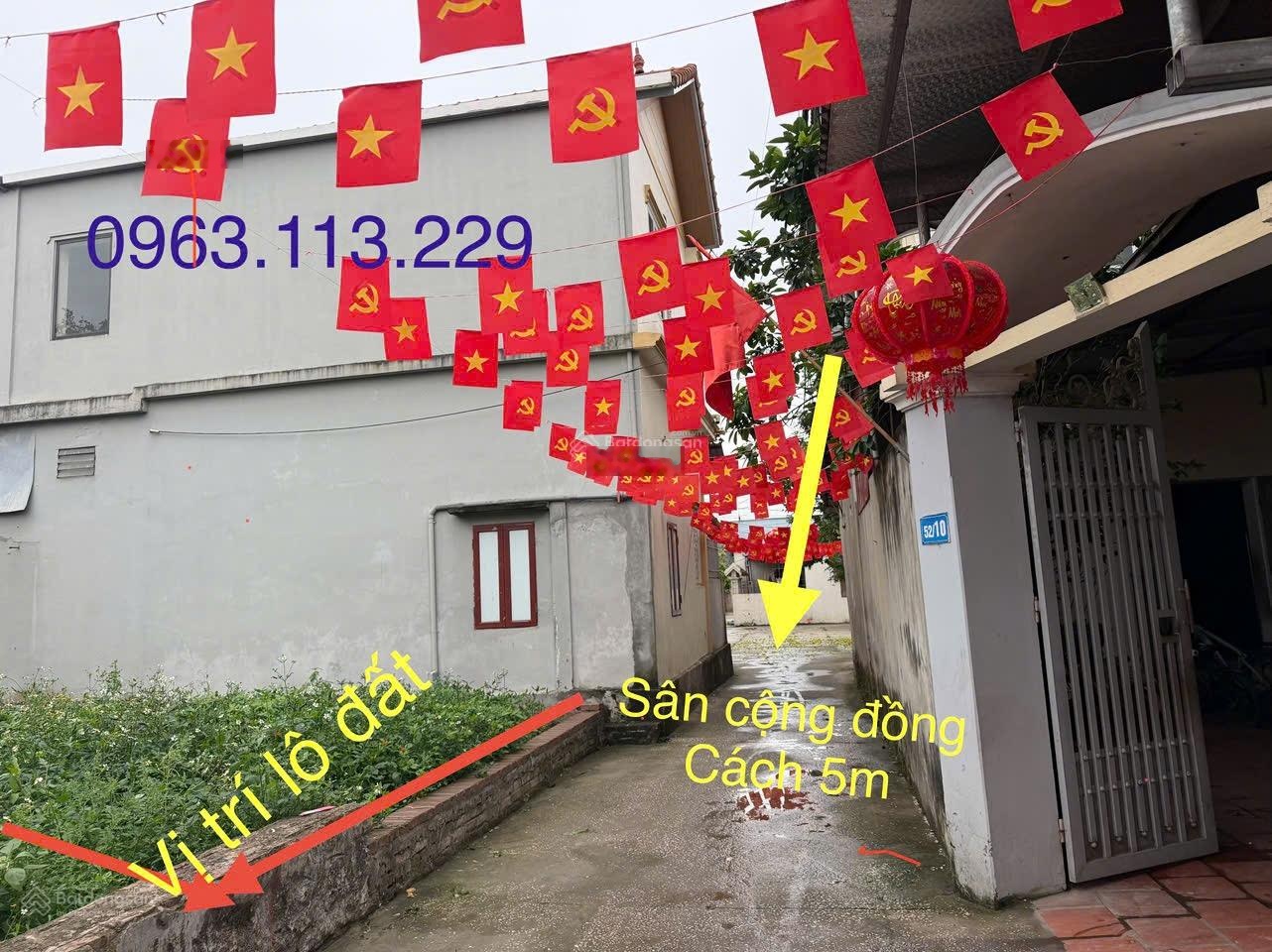 Lô góc 92.4m² gần Chùa Thầy ô tô vào đất, mặt tiền 6.24m, cách Đại lộ Thăng Long 2km, giá tốt