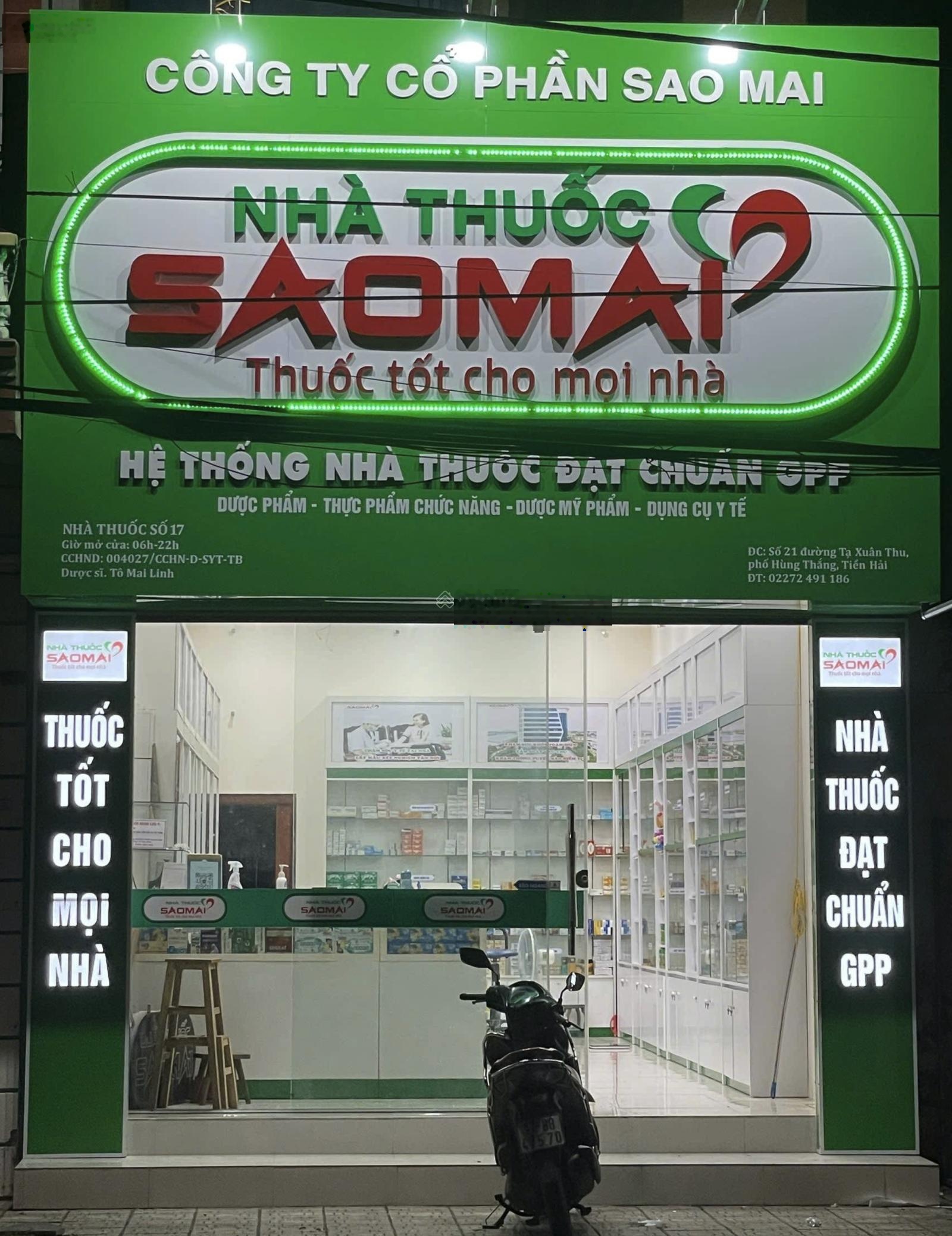 Chính chủ - bán nhà mặt phố 2 tầng 138.8m², MT 4.49m, phố Tạ Xuân Thu - Tiền Hải, Thái Bình