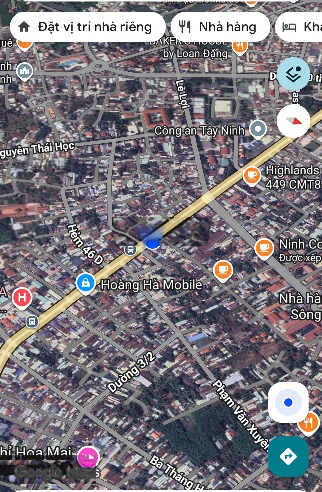 Bán nhà đối diện chợ phường 3, mặt tiền đường Cách Mạng Tháng 8