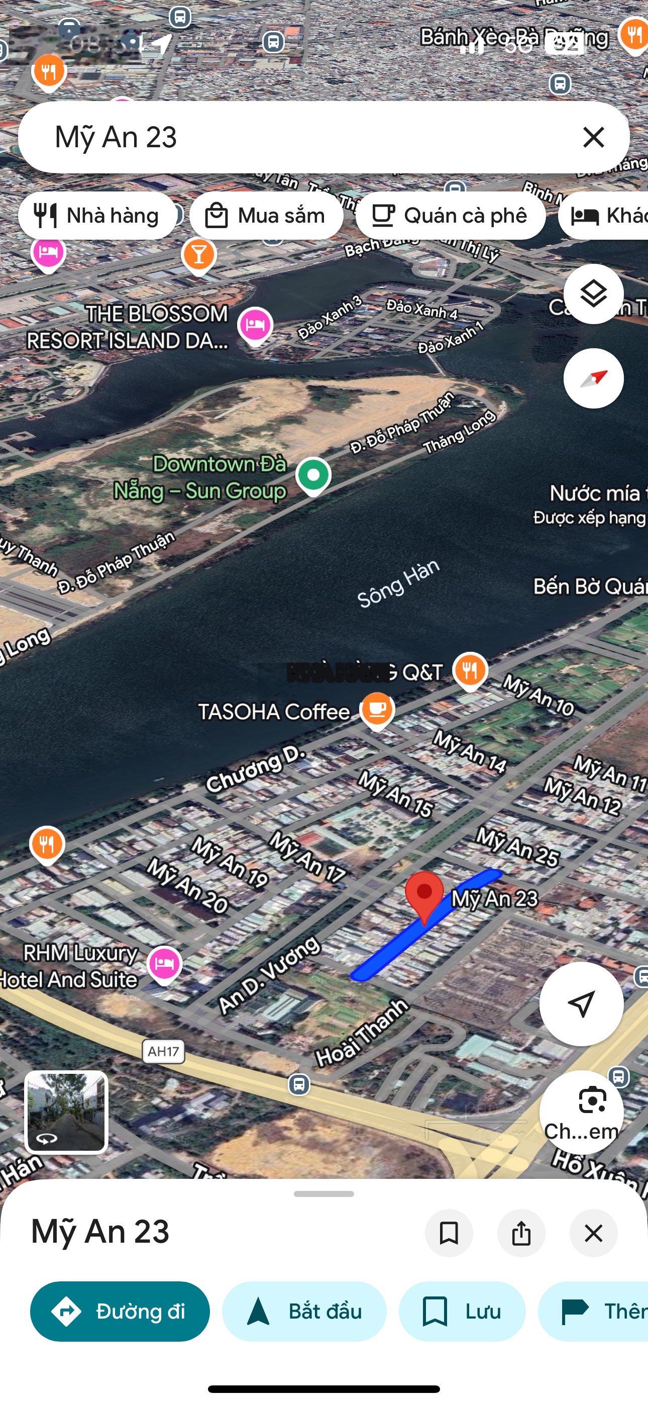 Cần bán nhà 3 tầng mỹ an 23. đang cho thuê 35tr/tháng