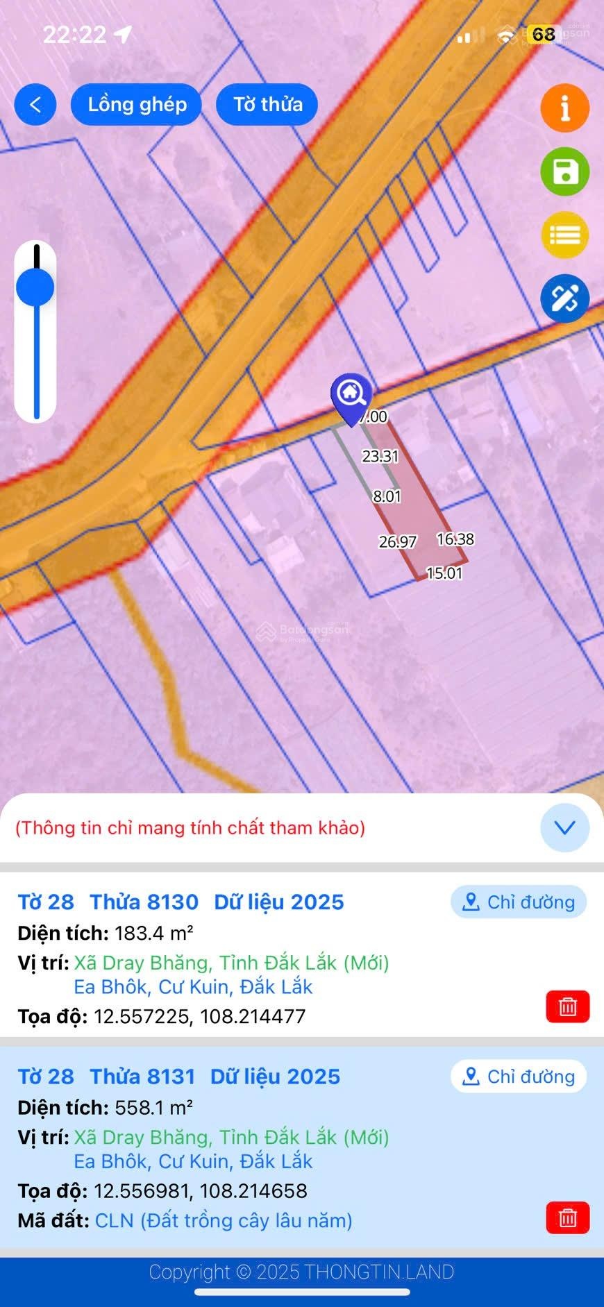 Bán đất tại Ea Bhôk, Đắk Lắk, giá thỏa thuận, 558.1m2