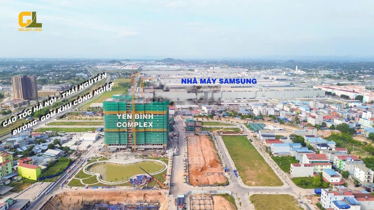 Quỹ căn chuyển nhượng Yên Bình Complex. Giá từ 24tr/m2