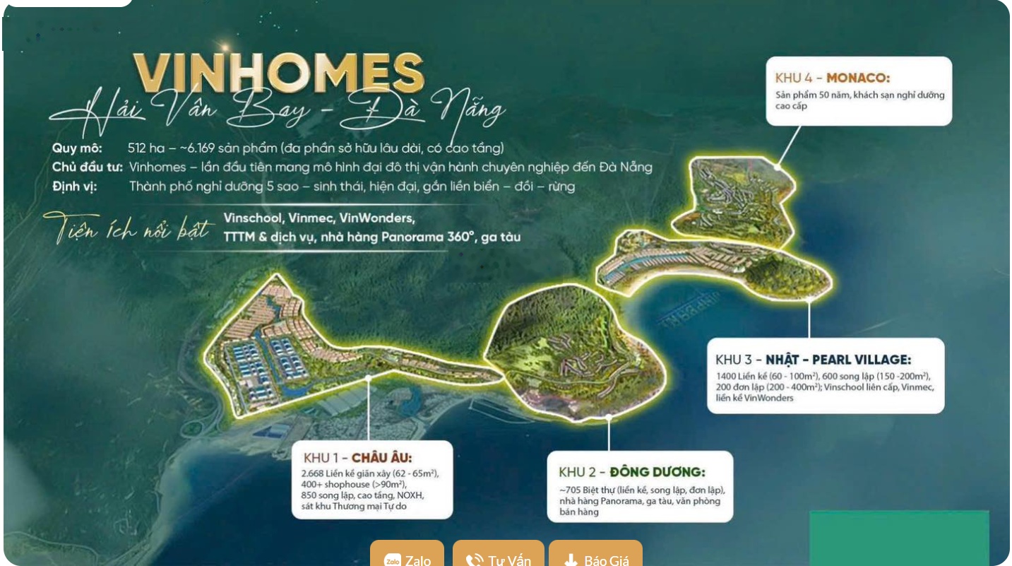 Vinhomes hải vân bay biểu tượng đô thị vịnh biển toàn cầu