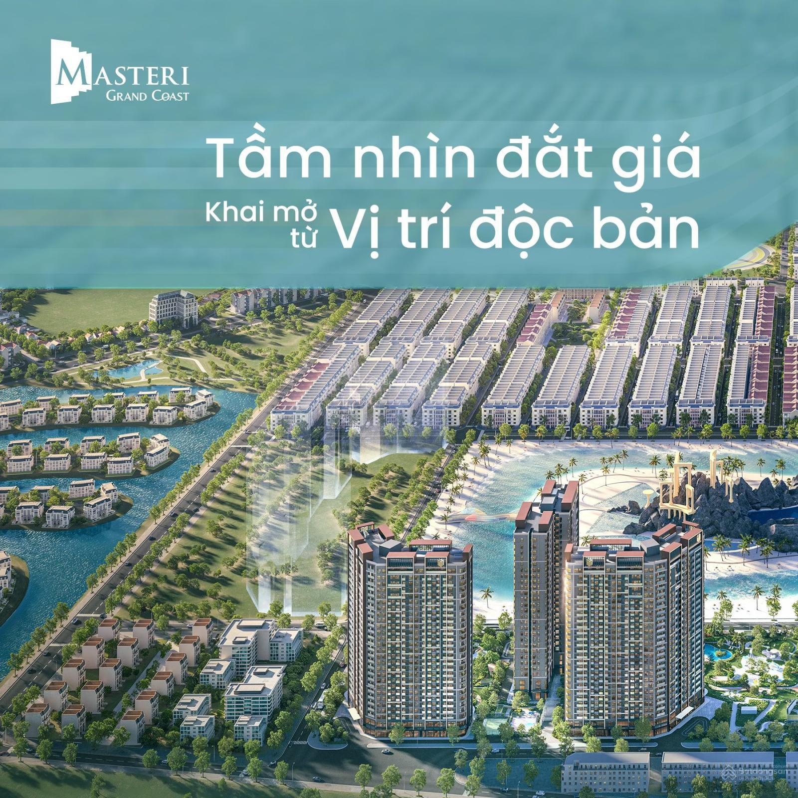 Bán căn 1PN Masteri Grand Coast tòa L2 diện tích: 42.7m2 Đông Bắc, giá chỉ 2,842 tỷ