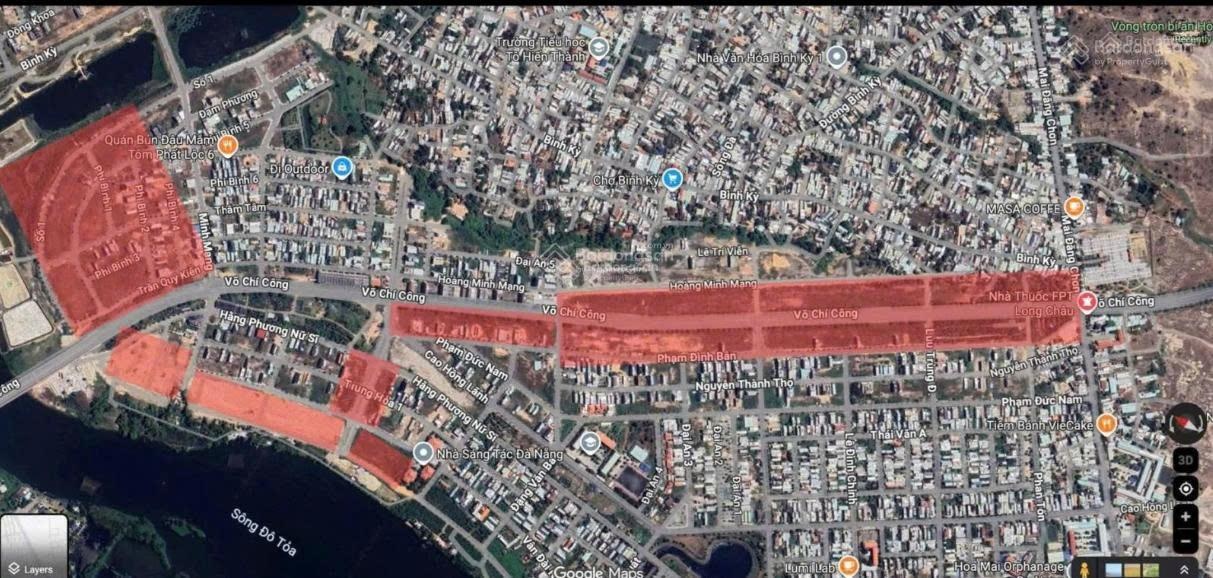 709 lô đất nền mặt đường võ chí công từ sân bay đà nẵng đến biển tân trà - giá đợt 1 cđt sungroup