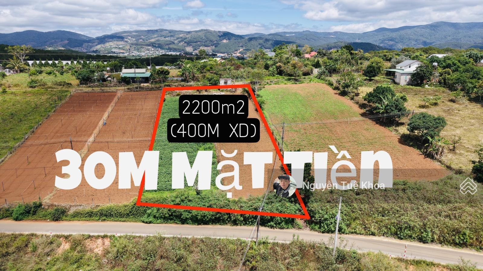 Bán Đất nghỉ dưỡng Tà nung phường camly thành phố Đà Lạt 2200m2 sẵn 400m đất xây dựng giá chỉ 6tỷ5