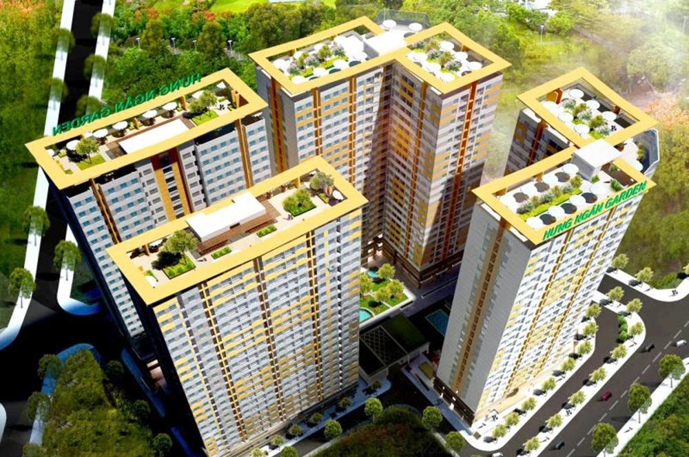 Bán gấp CC Hưng Ngân Garden, Quận 12, 2,6 tỷ, 70m2, 2PN, 2WC, Lh0981674683
