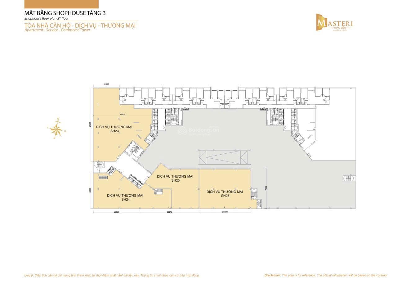 Cho thuê nguyên sàn 310m² tại Masteri Thảo Điền vị trí cực đẹp ngay Mega Mall & ga Metro.