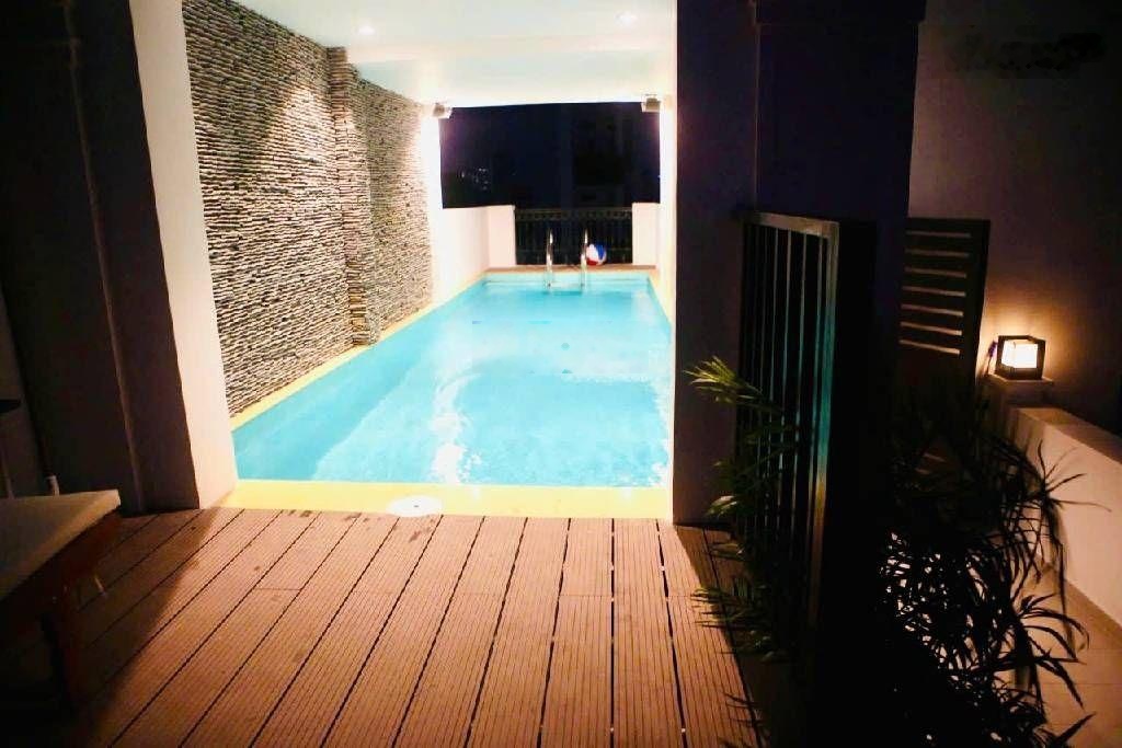 Dinh thự mặt tiền 5 tầng cạnh Hồng Bàng - Cây Gõ - 5 x 18m - sang trọng - gara, hồ bơi - chỉ 13tỷ