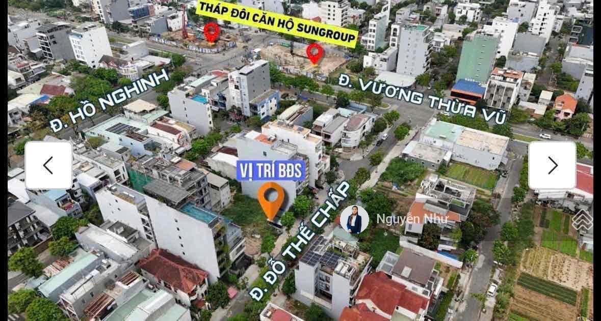 Bán đất Đỗ Thế Chấp Sơn Trà (đ.7m5), 124 m2 hướng Đông, cách bãi tắm 150m. VIP chính chủ