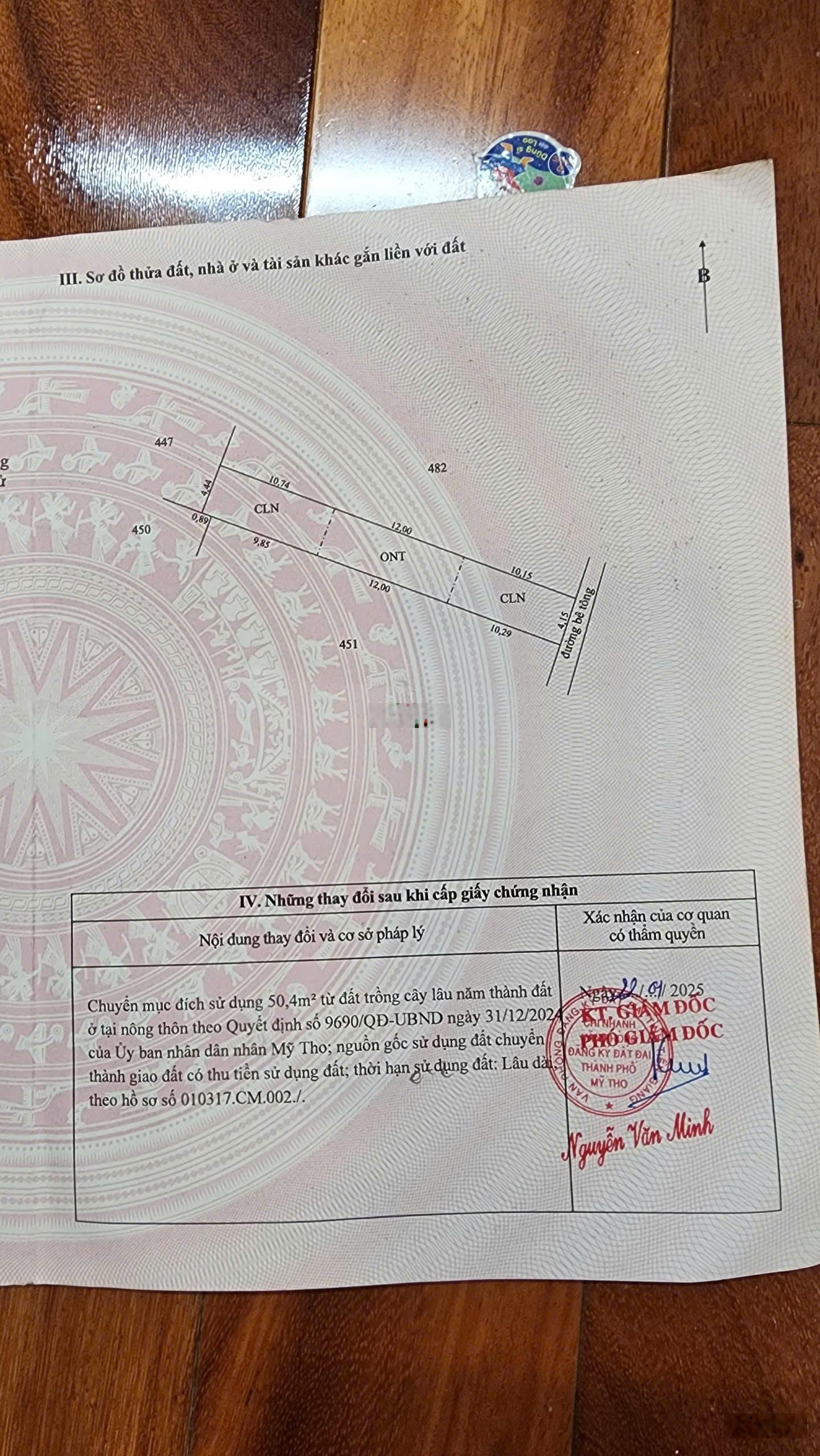 Bán nhanh lô đất 141m2 Phường Trung An, Đồng Tháp (TP Mỹ Tho cũ) giá đầu tư