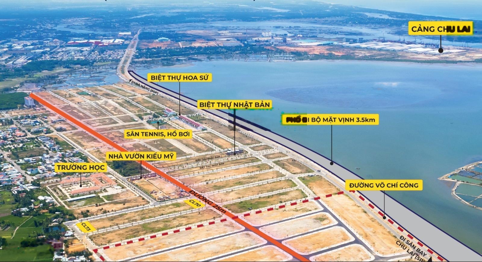 Vịnh An Hoà - Cặp Liền Kề Đông Nam Sát Biển Chỉ 1,65 Tỷ - Lh 0905009771