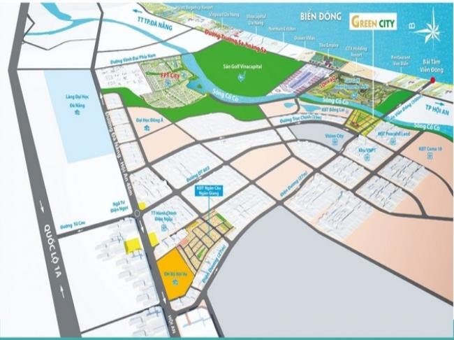 Bán Đất Nền Dự Án Green City, 3,1 tỷ, 100m2 tại Điện Bàn đông tp đà nẵng