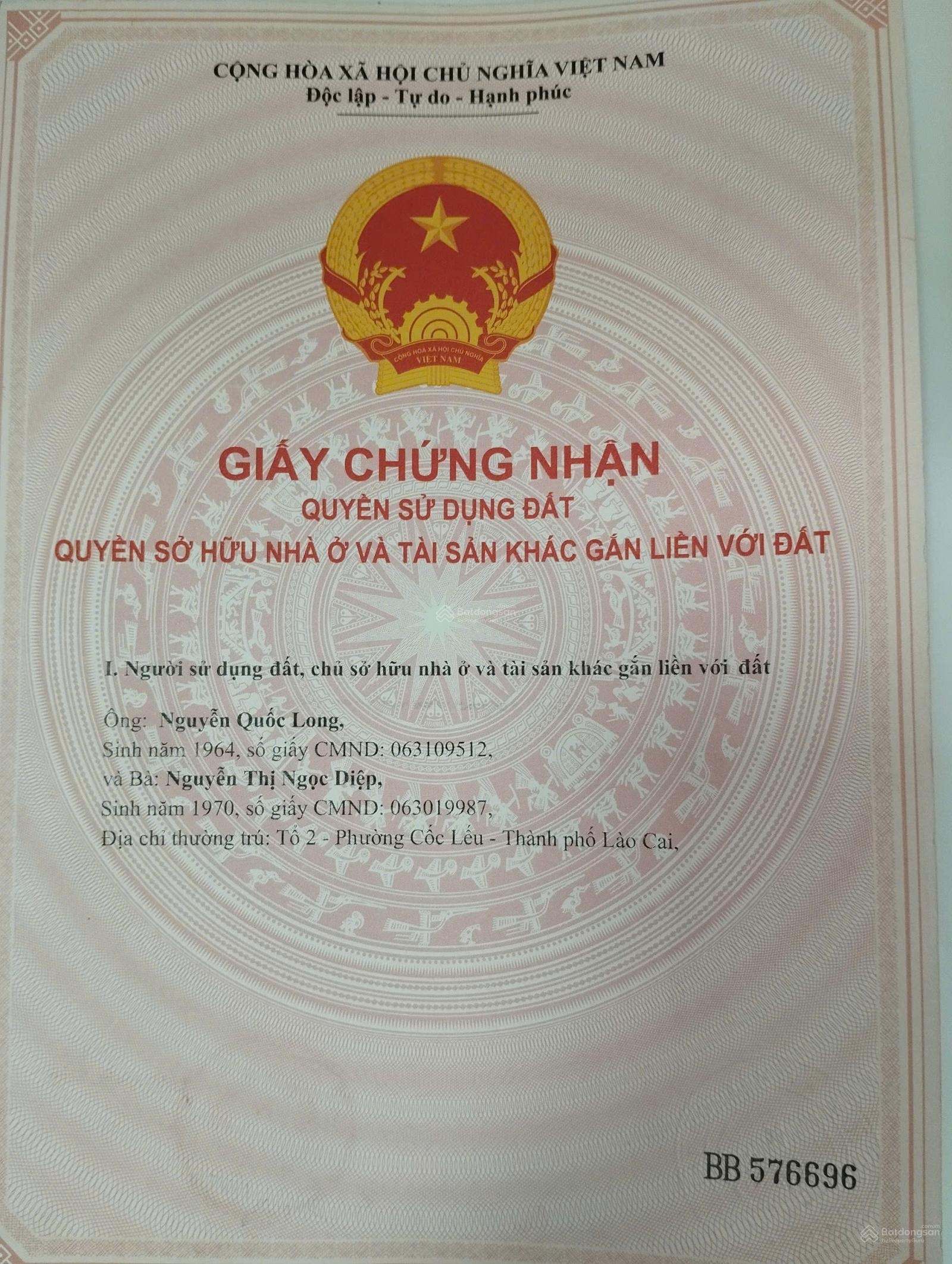 Bán gấp nhà mặt phố 65 Cốc Lếu, 17,6tỷ, 110m2, hàng hiếm tại Lào Cai