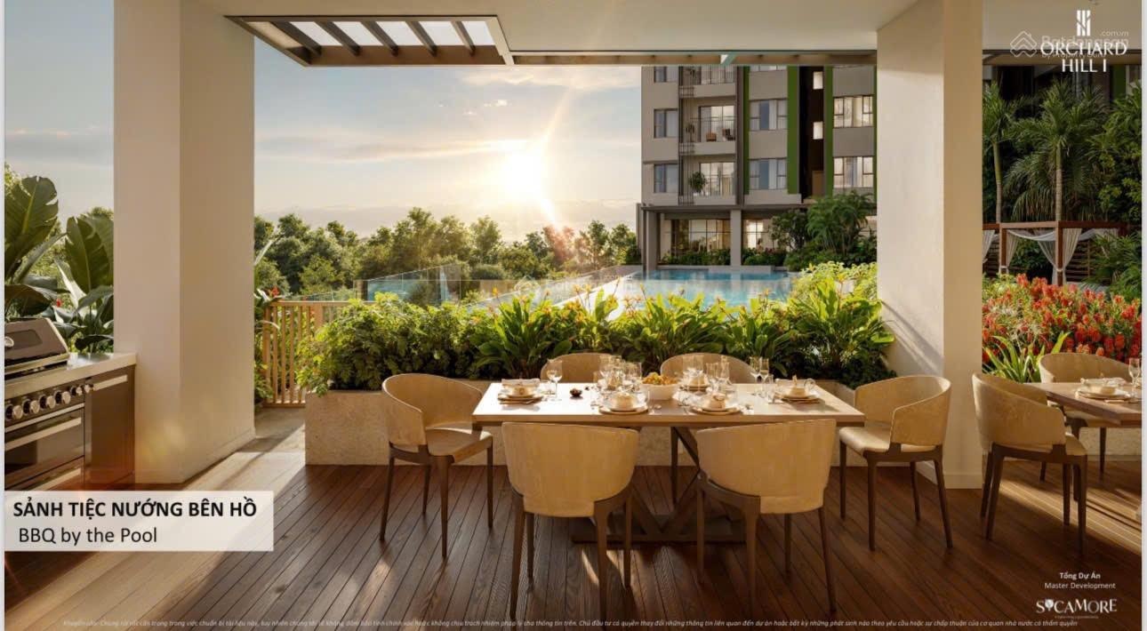 Căn Orchard Hill 3PN 113m2, view trực diện hồ bơi và công viên trung tâm giá chỉ 5,15 tỷ